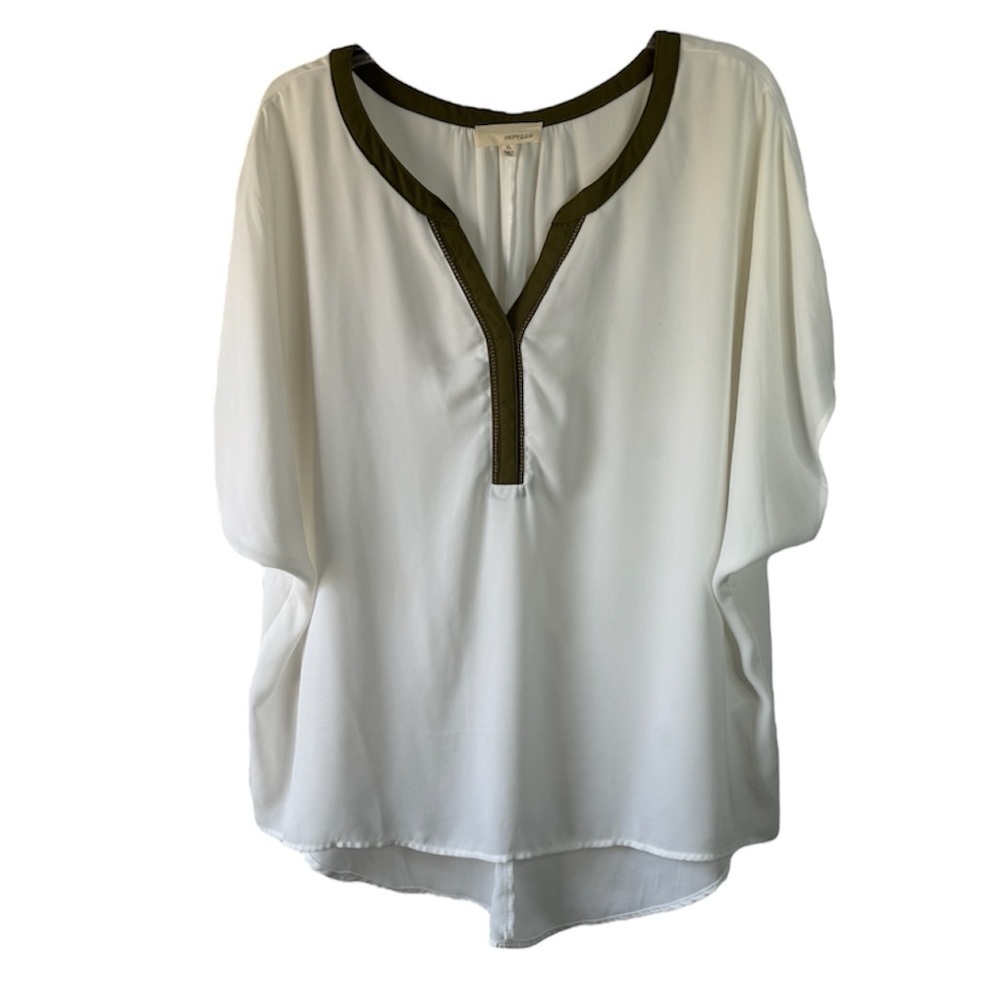 Dept 222 v neck blouse size xl
